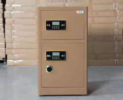 Coffre-Fort Beige Clair 110kg – Sécurité Renforcée à Code et Clé