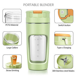 Vente chaude Multifonctionnel Robot Culinaire Blender Mixer Juicer Smoothie Blender Fruitblender Portable Juicer