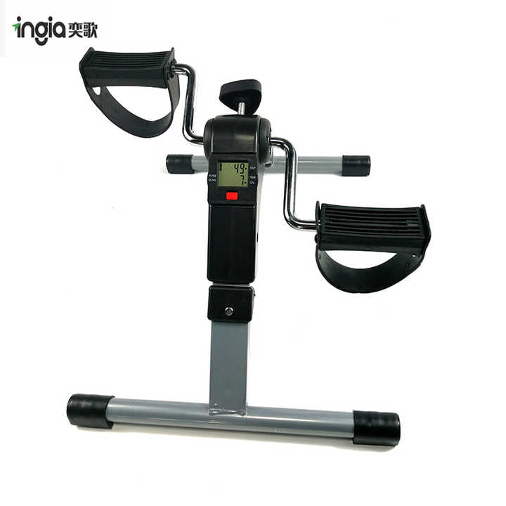 Pédalier d'Exercice Pliable et Portable avec Écran d'Affichage Mini Vélo d'Appartement à Pédales