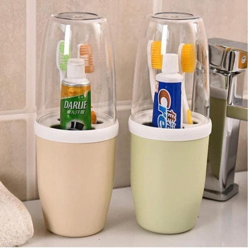 Étuide protection portable pour brosse à dents, tasse de rince-bouche, boîtede rangement, voyage, camping, dentifrice, tasse