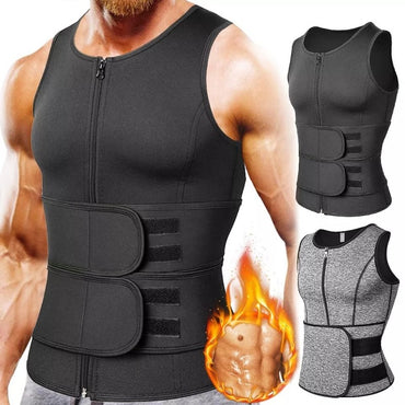 Gilet Amincissant Brûleur de Graisse pour Homme, Maillot de Sport, Effet Sauna, Sous-vêtement de Compression,