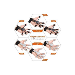 Renforceur de préhension de la main - Exerciseur de doigts réglable et extenseur de doigts - Entraîneur